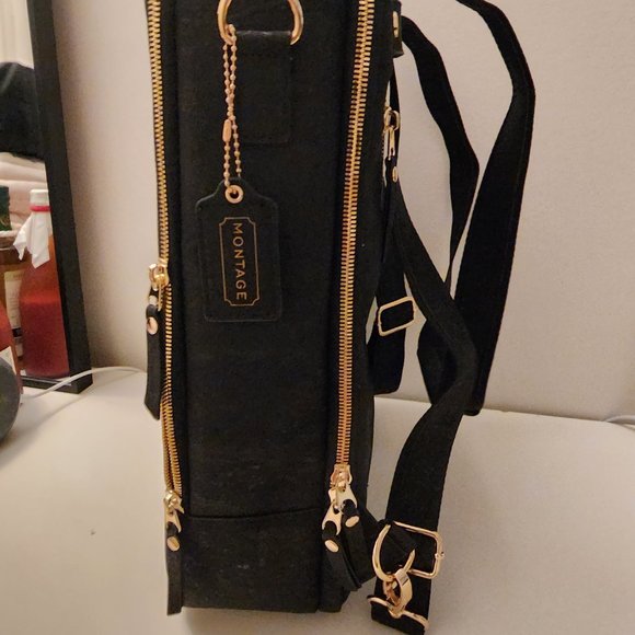 Montage Backpack Vegan Leather Black & Everyday Bag Crossbody - BRAND NEW main image 5